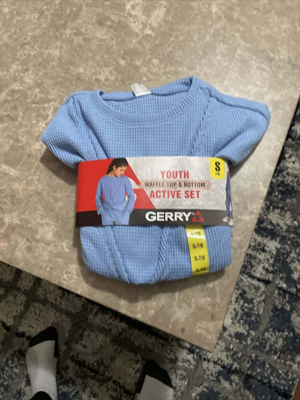 GERRY Youth 2 Pc Waffle Active Set Size7-8